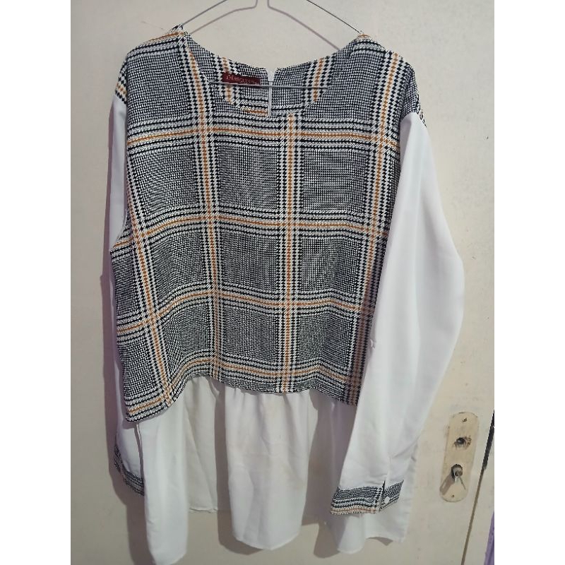 Mididress Tunik Blouse Wanita iMaroon Women XL Preloved Bekas