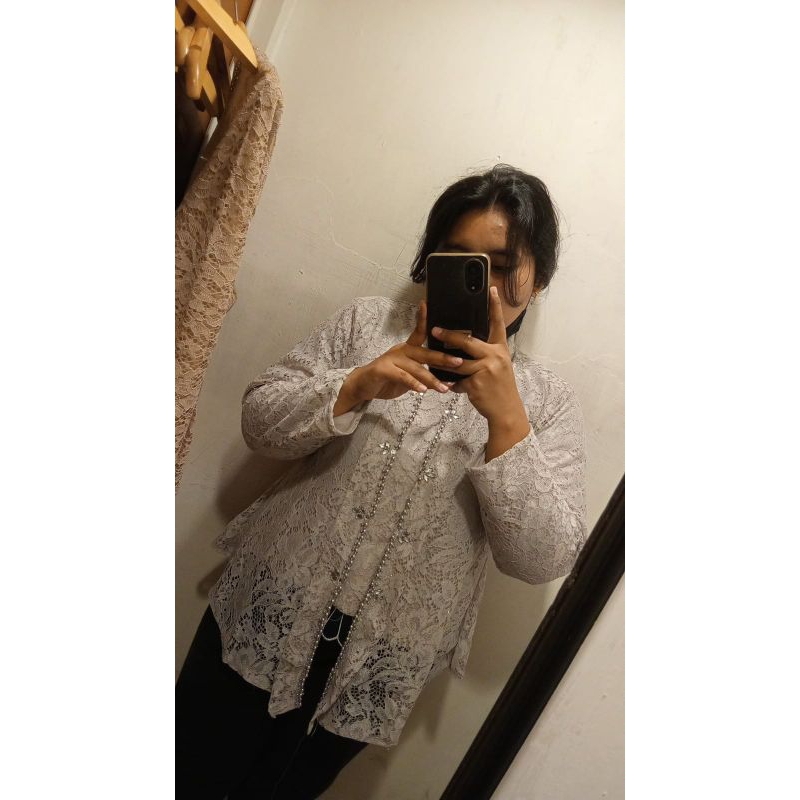 Kebaya Kutu Baru Payet Benang Raja Kebaya Modern Full Payet Kutu Baru Modern Atasan Kebaya Modern Pa