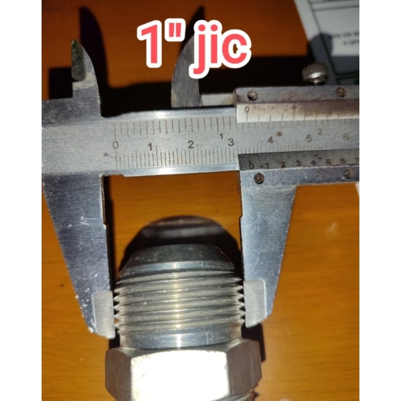 Double Nepel 1" Jic X 1" Npt