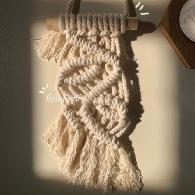 gantungan macrame | macrame wall hanging | hiasan dinding