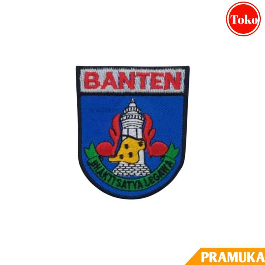 Badge Kwarda Banten Pramuka Bordir