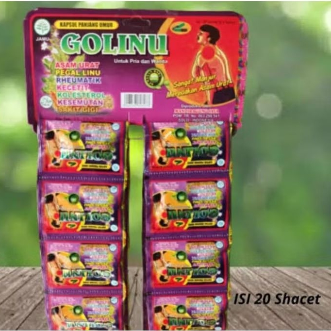

GOLINU Original pegal linu , asam urat