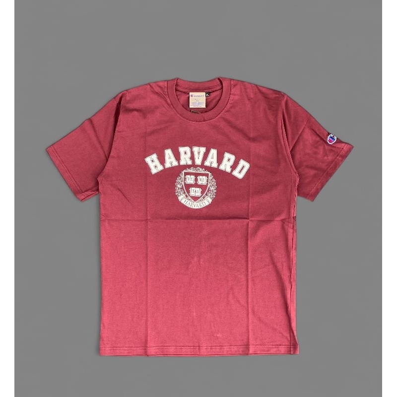 BAJU KAOS CHAMPION HARVARD MAROON