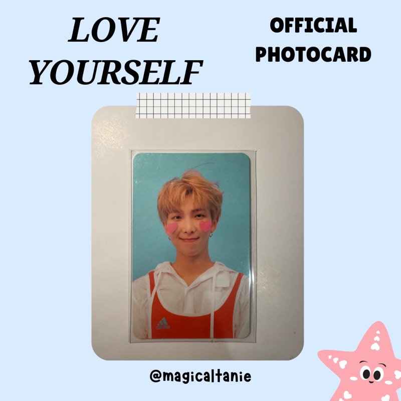[READY STOCK]BTS LOVE YOURSELF ANSWER OFFICIAL PHOTOCARD RM