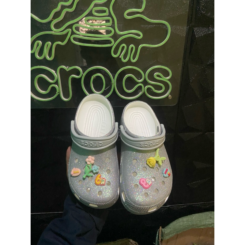 crocs glitter 100% original, NO RIJEK