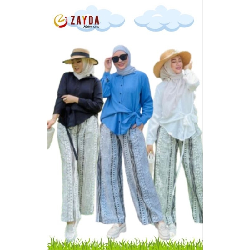 setelan celana one set zs06 by zayda