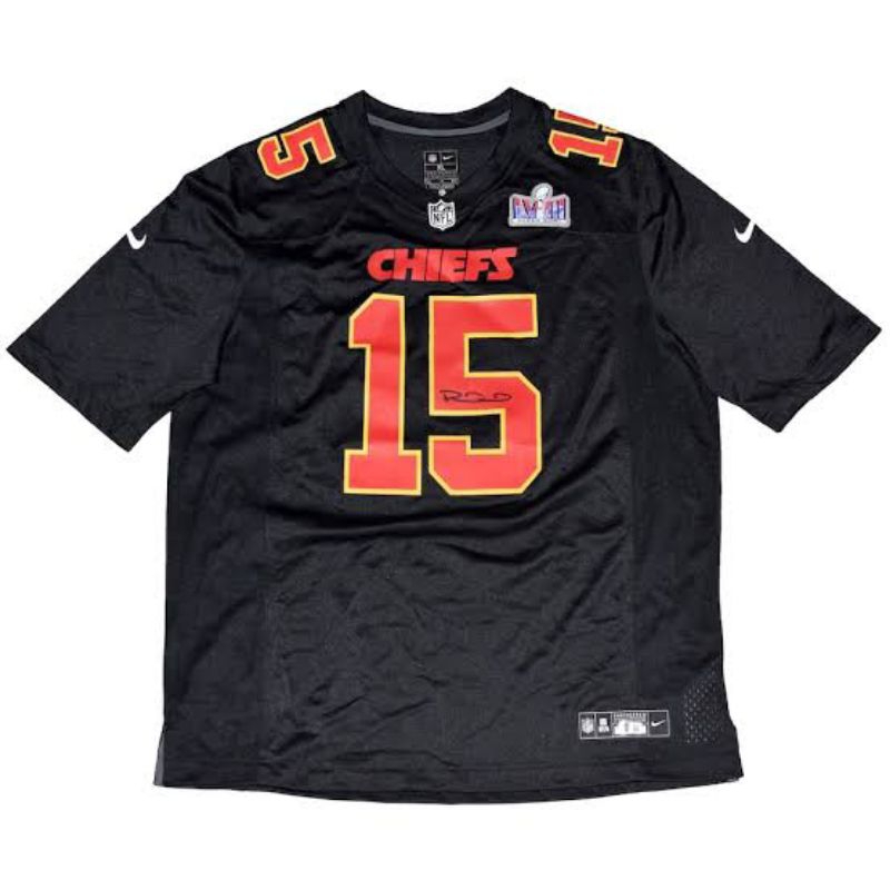 BIG SIZE JERSEY NFL KANSAS CITY CHIEFS MAHOMES BLACK