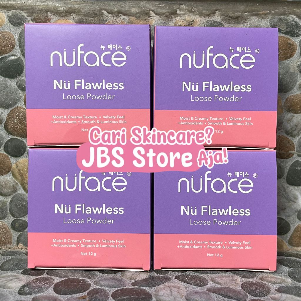 [JBS STORE](Ready) Nu Face Loose Powder Nu Flawless | Bedak Tabur 12 Gr
