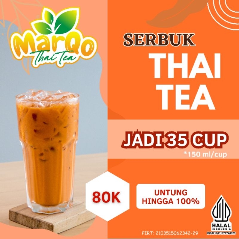 

Serbuk Es Thai Tea | 1 Porsi Jadi 35 Cup