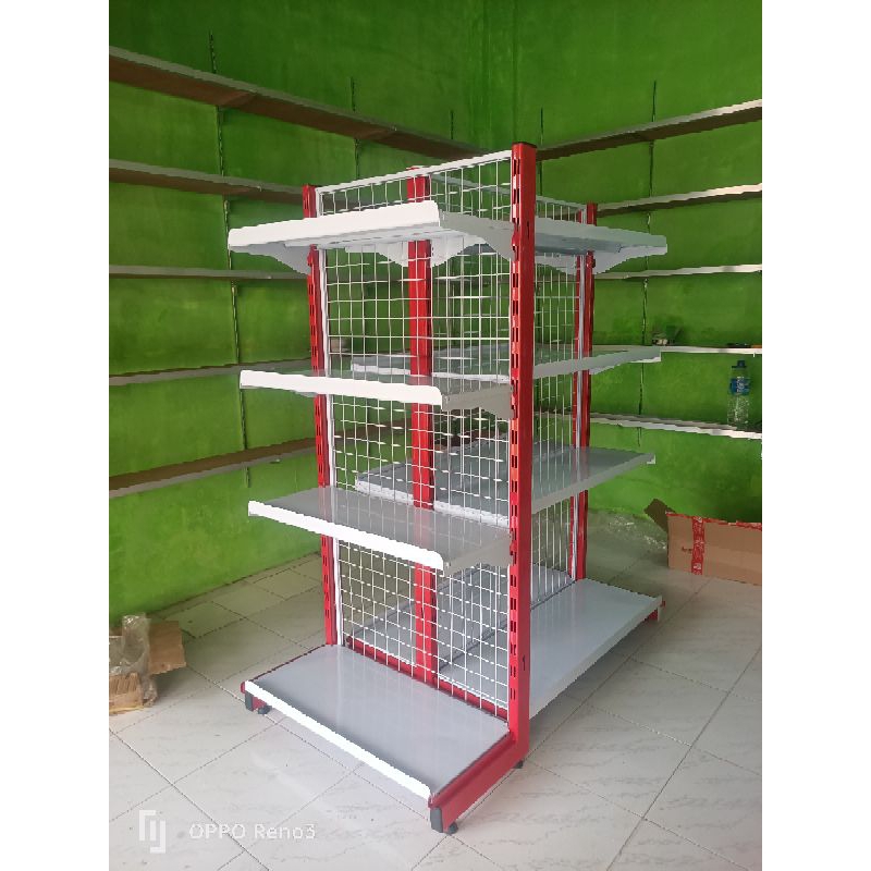 Rak Gondola Minimarket End / Penutup untuk Toko / Minimarket Termurah