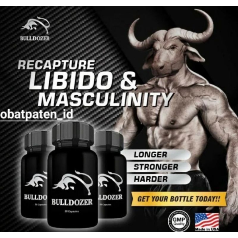 OBAT BULLDOZER ORIGINAL (30 KAPSUL) OBAT BULLDOZER PRIA KUAT HERBAL