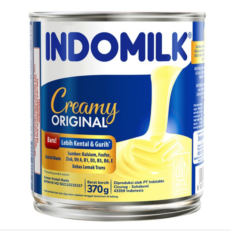 

INDOMILK Krimer Kental Manis Putih 370 g