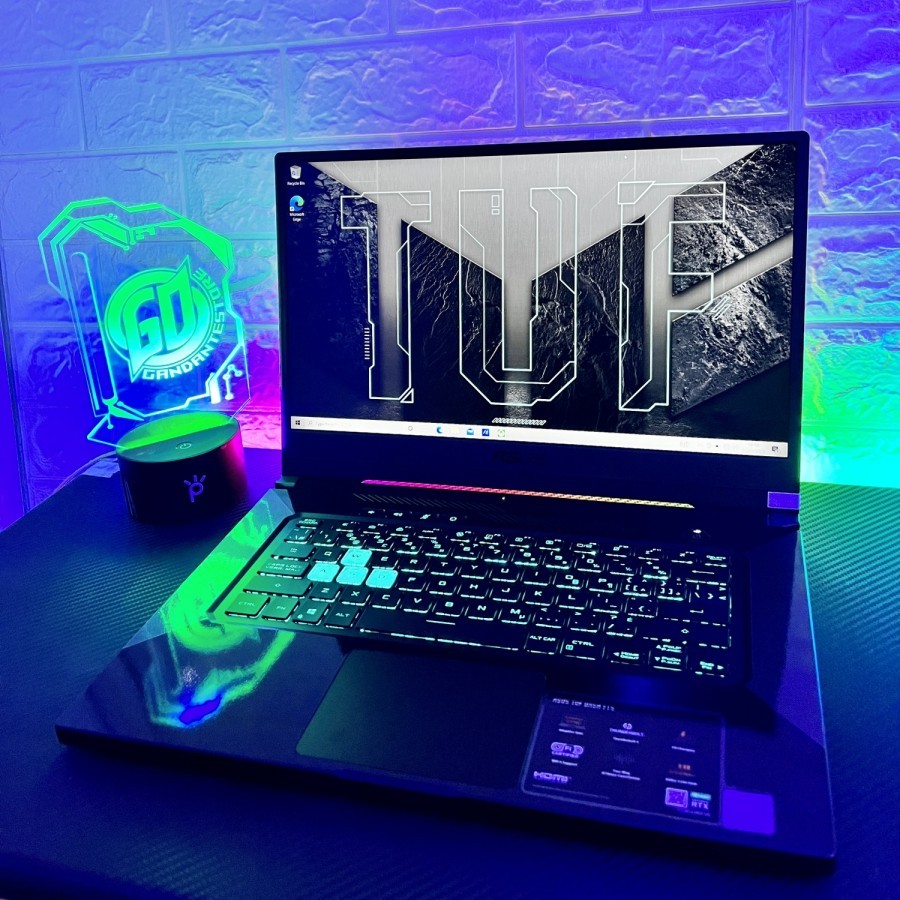 Asus TUF F15 FX516PE RTX 3050 Ti 40 GB RAM SSD 1 TB Compact Slim Gaming Desain