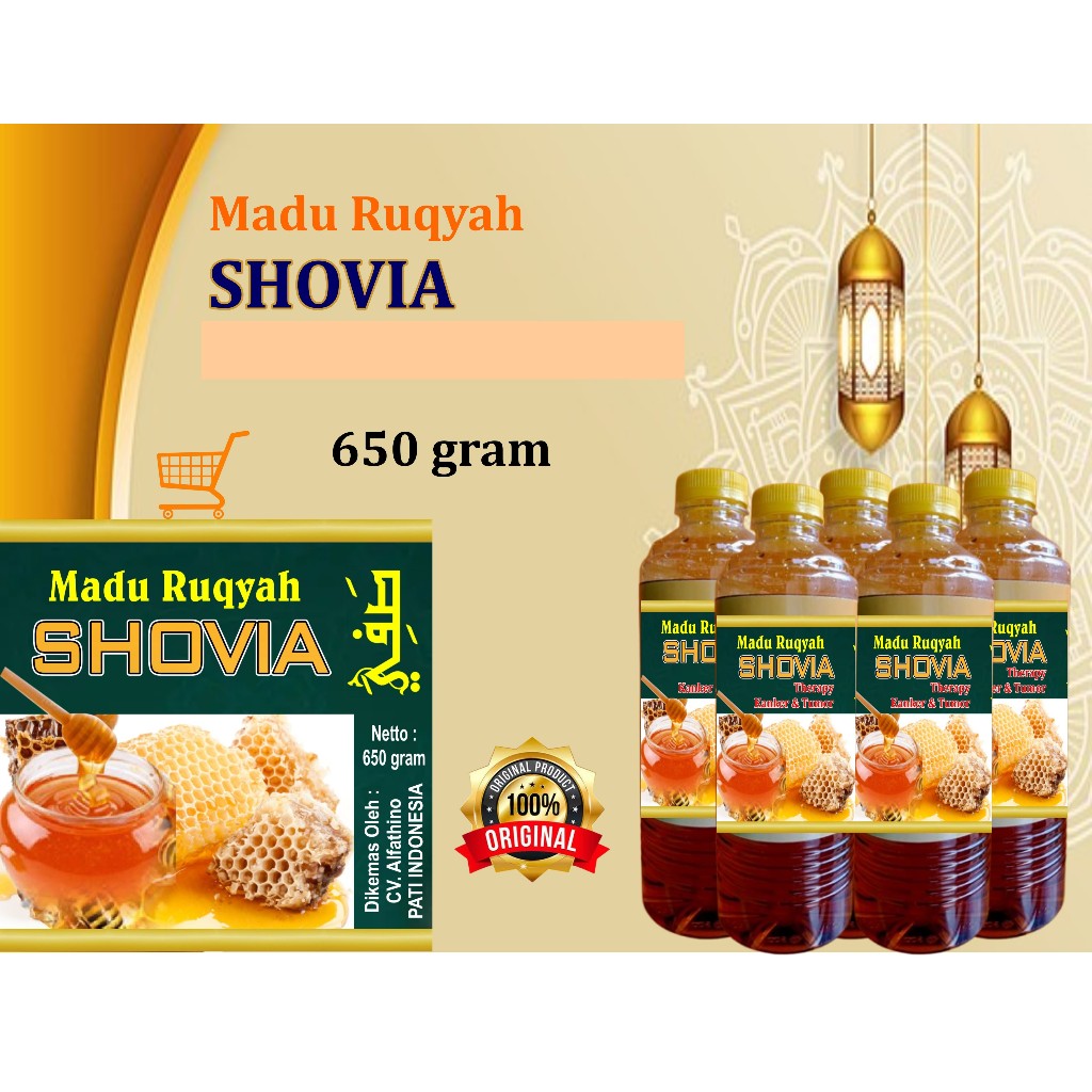

MADU RUQ Y4H SHOVIA 650 Gram I MADU SHOVIA + DOA
