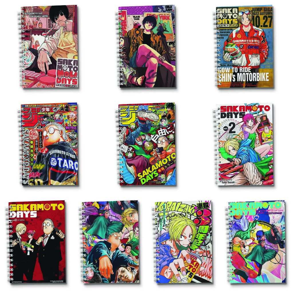 

Note Book Spiral Large (10 cm X 14 cm) Edisi Sakamoto Days #2 / Notebook A6 Custom / Seminar Kit Surabaya