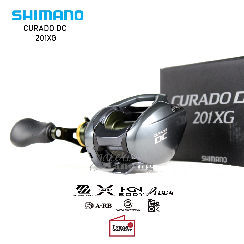 REEL SHIMANO 2022 CURADO DC 201XGHG | REEL SHIMANO BAITCASTING | REEL SHIMANO BAITCASTING HANDLEKIRI