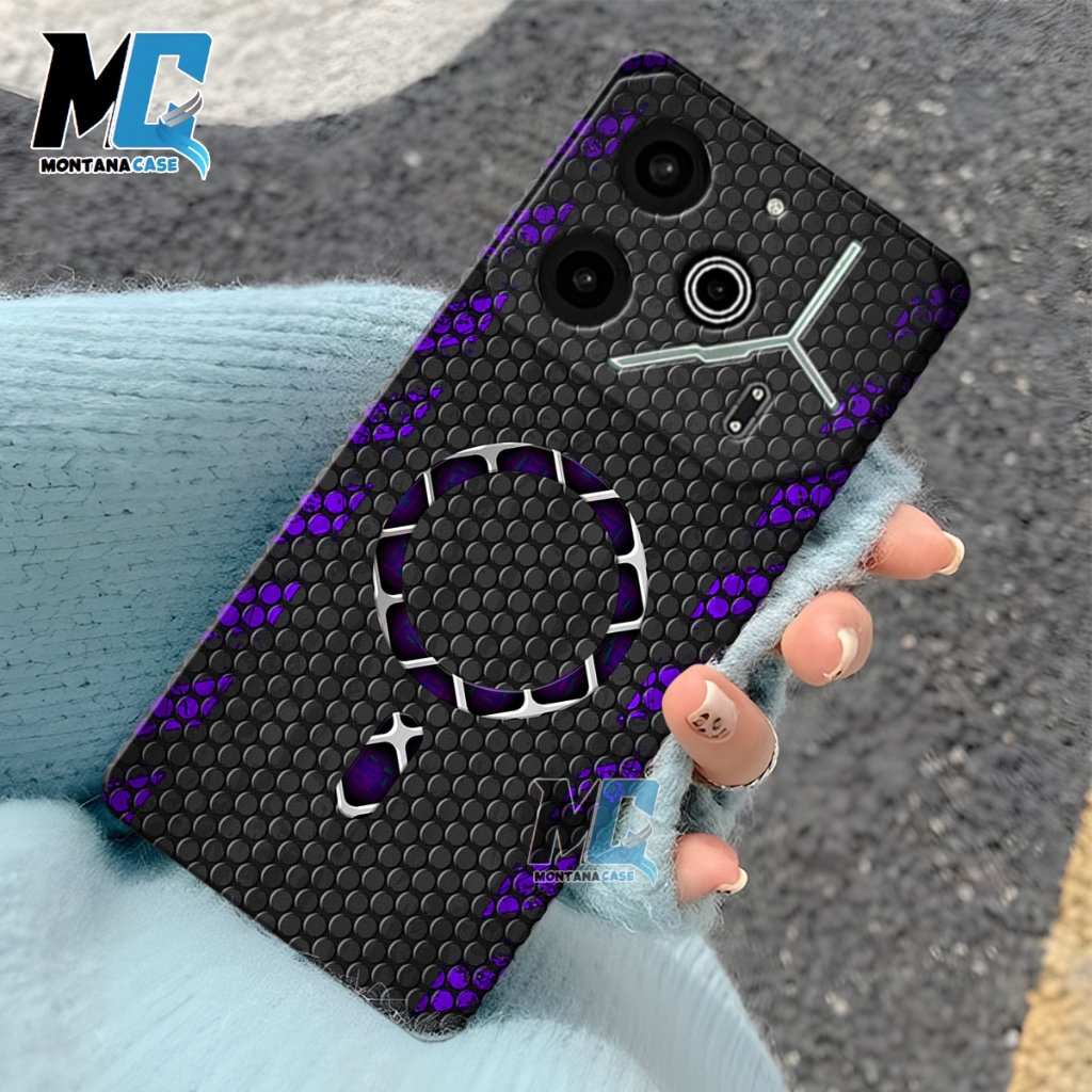 MONTANA CASE - Cassing Karet Hp Tecno Pova 6 | Tecno Pova 6 Pro - Casa Fusion Motif Ring Magnet Sili