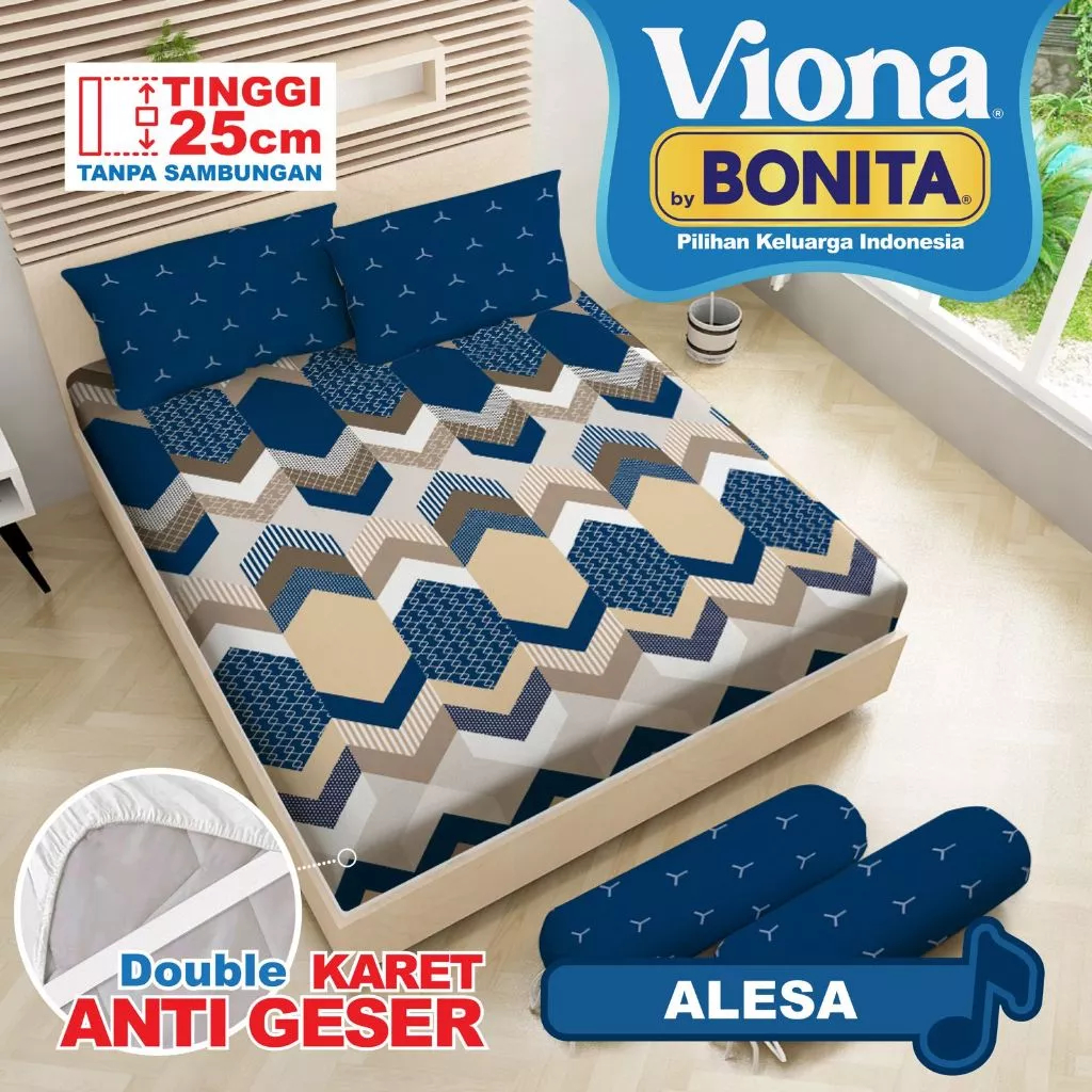 (TERMURAH) SPREI BONITA VIONA 180X200 NO.1 KING SIZE HARGA PABRIK