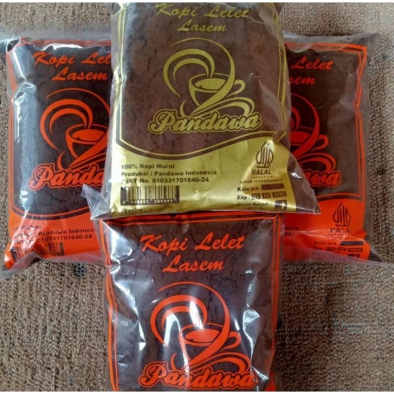 

Coffe Lelet Khas Rembang Murah Cap Pandawa 225gram Kopi Asli Kota Rembang