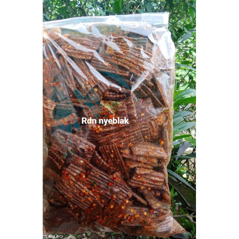 

promo 1kg seblak bantet krupuk jengkol daun jeruk