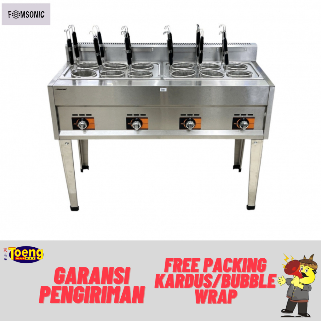 Kompor Usaha Mie Pedas - GAS NOODLE COOKER+KAKI GML-4012F FOMSONIC