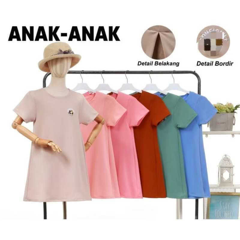 Daster Lemone 70112/LEMONE for Girls BabyTerry Spandek 70112/ Dress Daster mini anak perempuan cewek