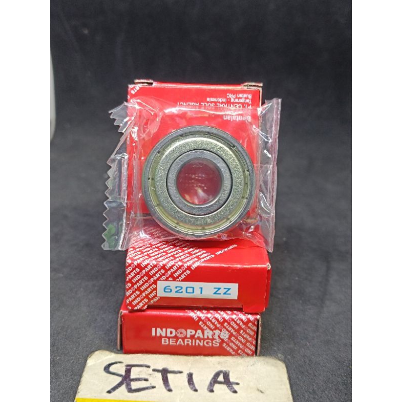 Bearing laher INDOPARTS 6201 ZZ Original indoparts Laher roda depan Vario Beat Scoopy PCX ADV Vario 