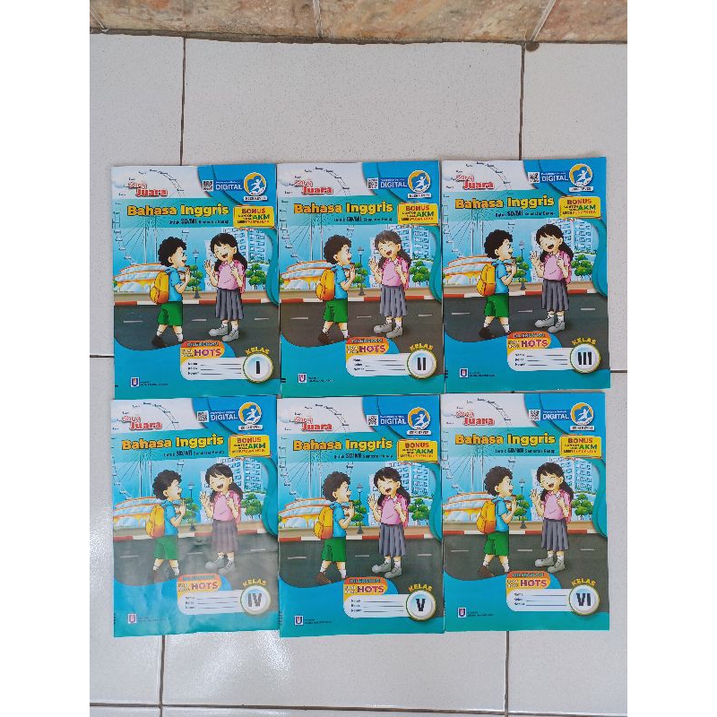 Buku LKS Bahasa Inggris Kelas 1,2,3,4,5,6 SD/MI Kurikulum 2013 K13 Edisi 02