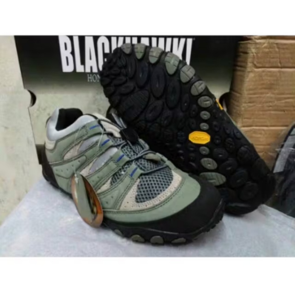 Sepatu Tactical Outdoor Blackhawk Abu Sepatu Kets