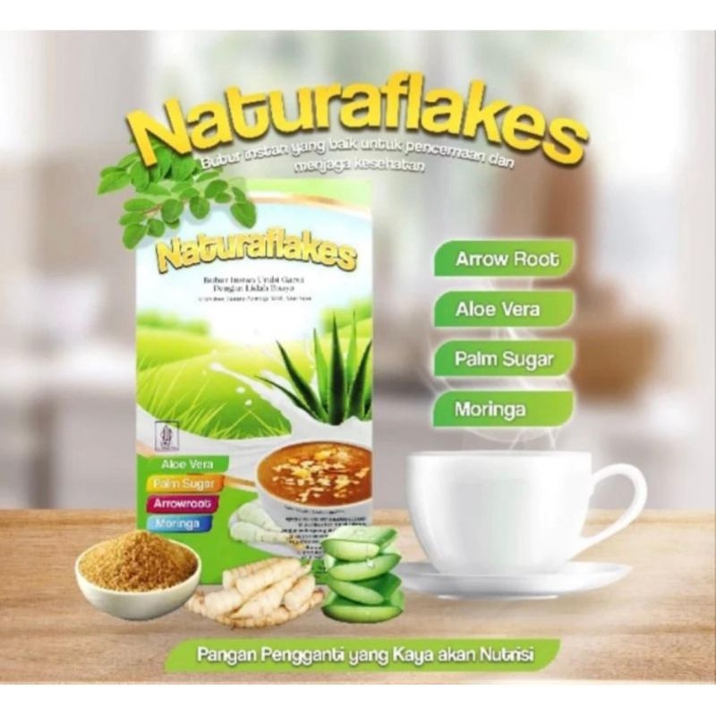 

Naturafkakes bubur umbi Garut isi 10 shacet