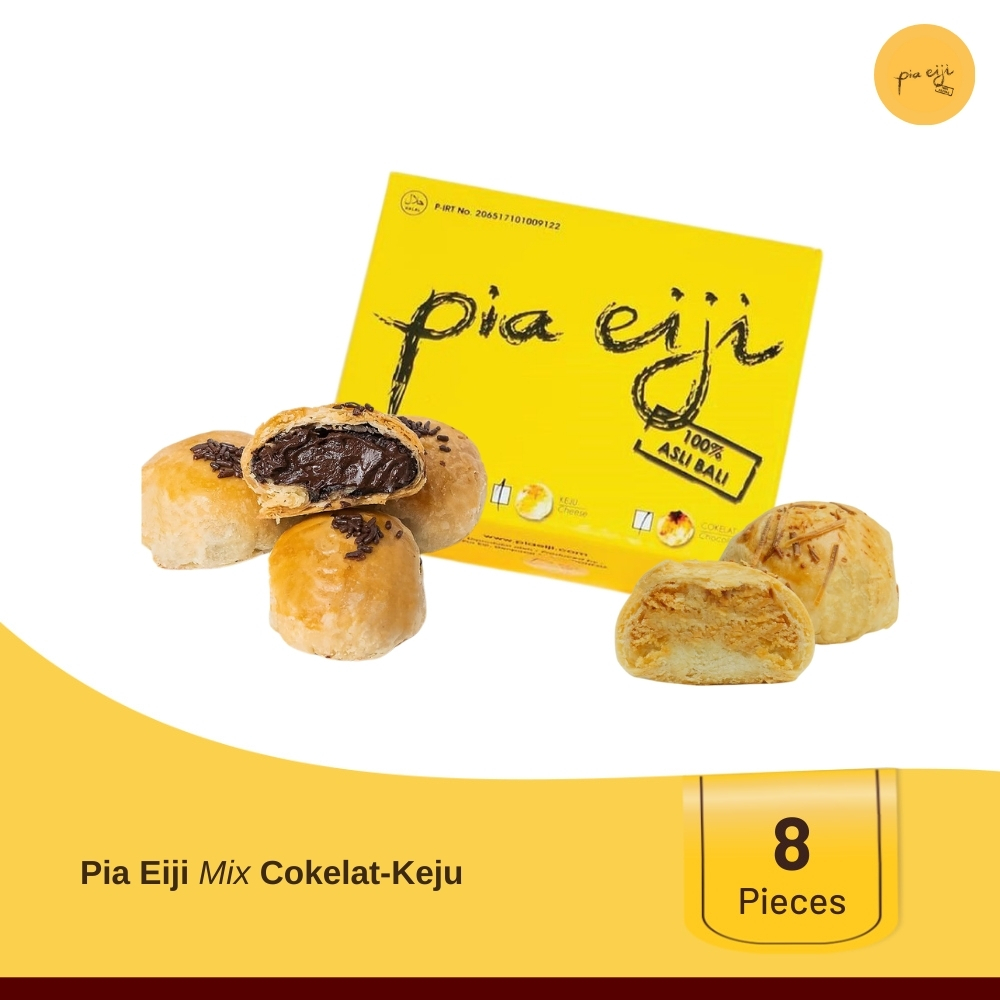 

PIA EIJI - Mix Cokelat Keju - 1 Box Isi 8 Pcs