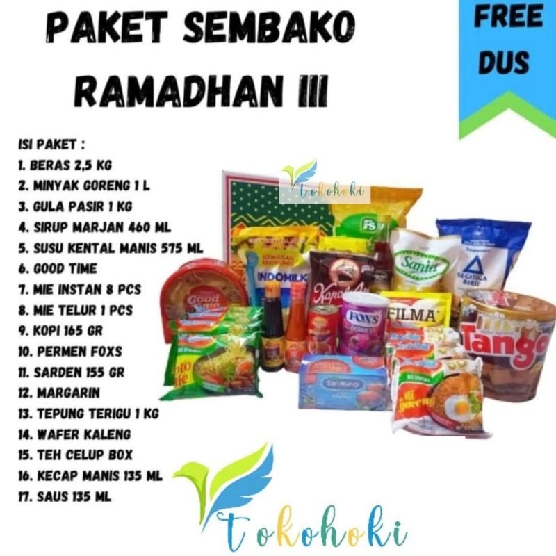 

PAKET SEMBAKO RAMADHAN III
