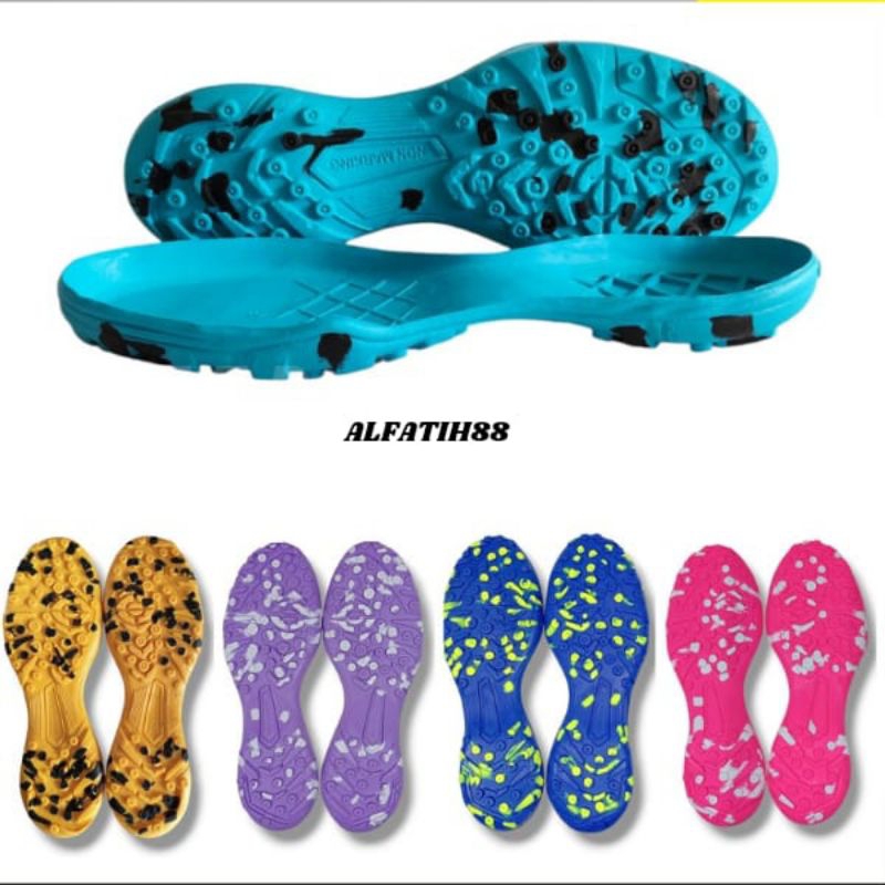 Outsole Futsal Dewasa Gerigi ukuran 39-43 Bawahan Sepatu Futsal