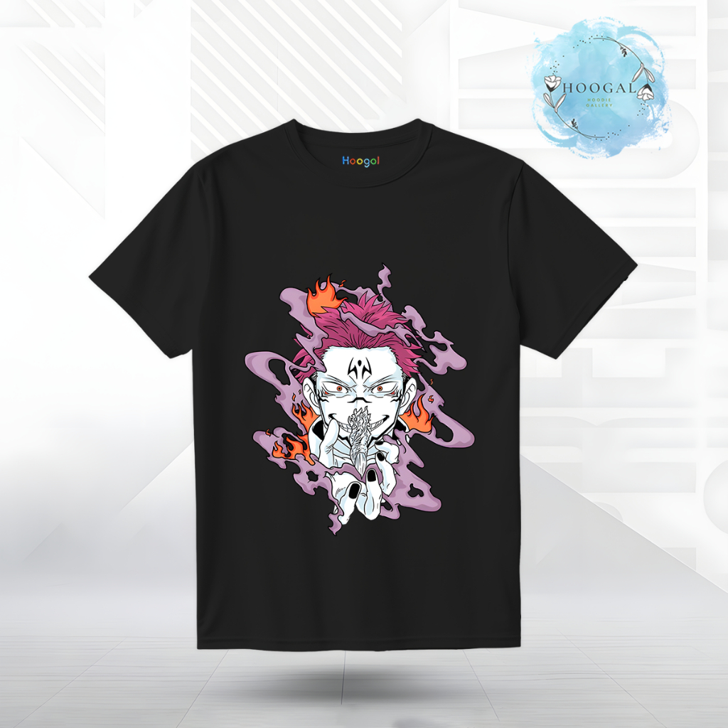 Hoogal Kaos Motif Sukuna Distro 20s Sablon DTF