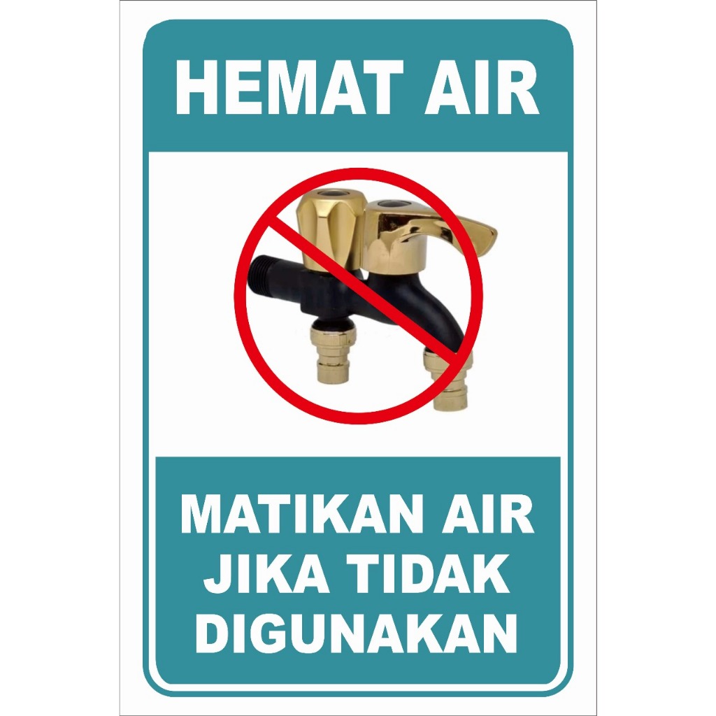 

Sticker hemat air