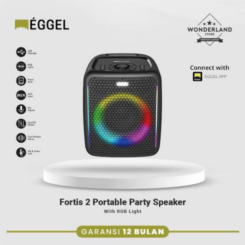 Speaker portable karaoke - Eggel Fortis 2