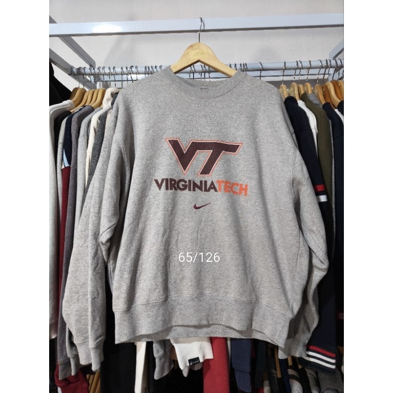 Nike Virginia Tech Sweater Abu-abu