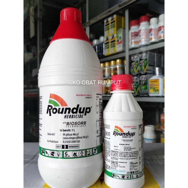 Roundup 486 SL Herbisida Sistemik Racun Rumput Liar