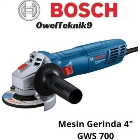 Mesin Gerinda Tangan BOSCH GWS 700 ASLI ORIGINAL/BOSCH Mesin Grinda 4" GWS 700 ASLI ORIGINAL