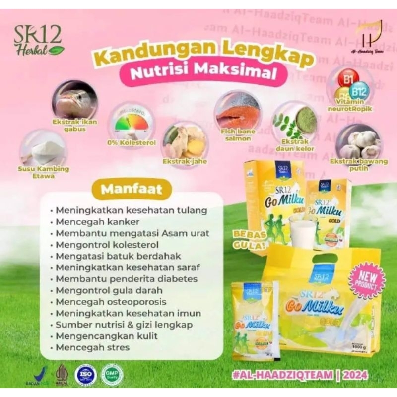 

GOMILKU GOLD SR12/ETAWA PREMIUM/SENDI/TINGGI KALSIUM