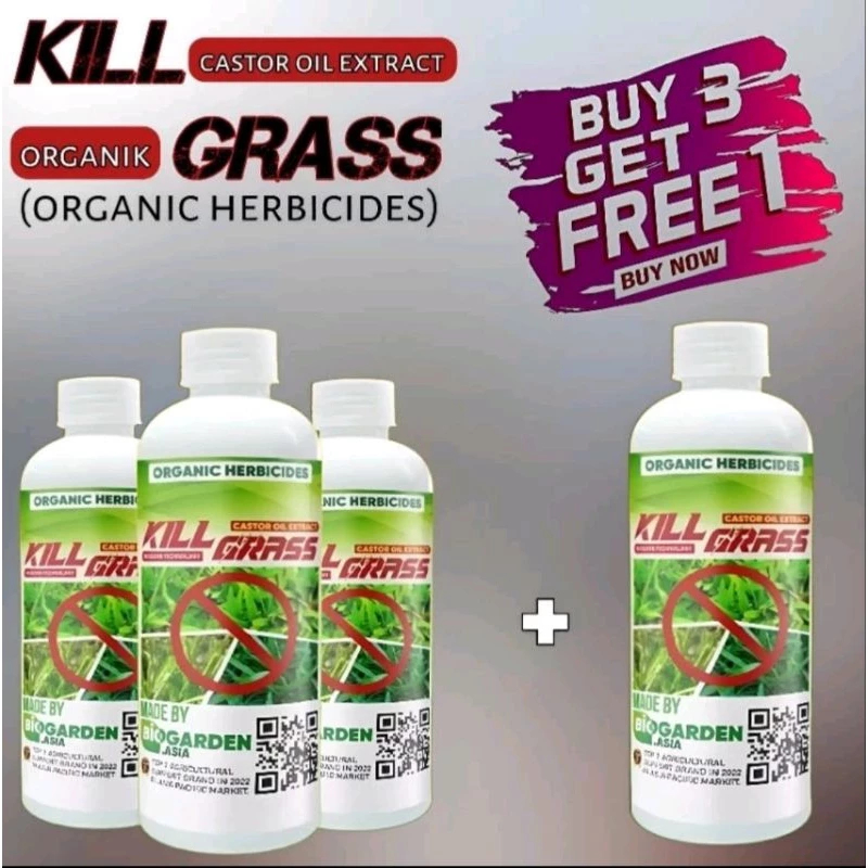 KILL GRASS HERBISIDA Biologis Pembasmi Gulma Pembasmi Rumput Original Tanpa Merusak Tanaman Kill Gra