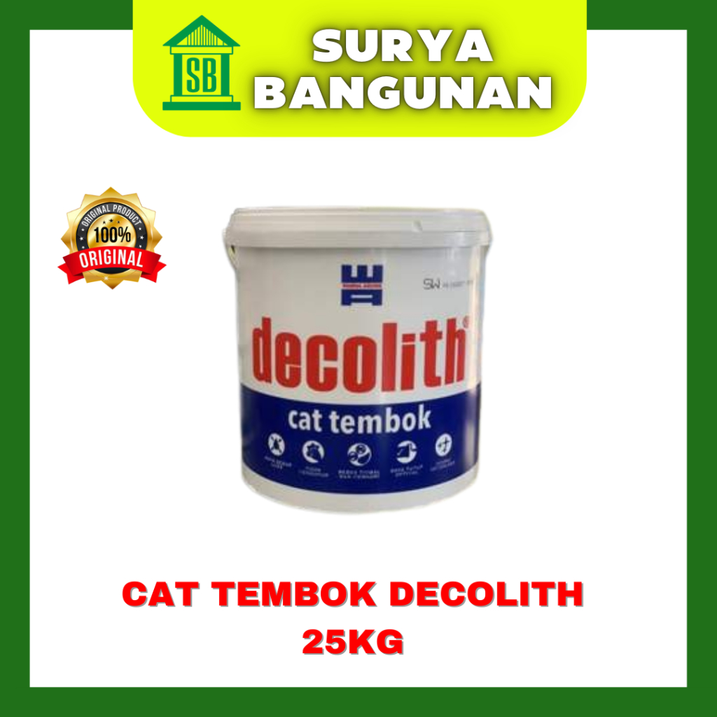 CAT DECOLITH SERBAGUNA READY UKURAN 25KG/ CAT MURAH DECOLITH 25KG