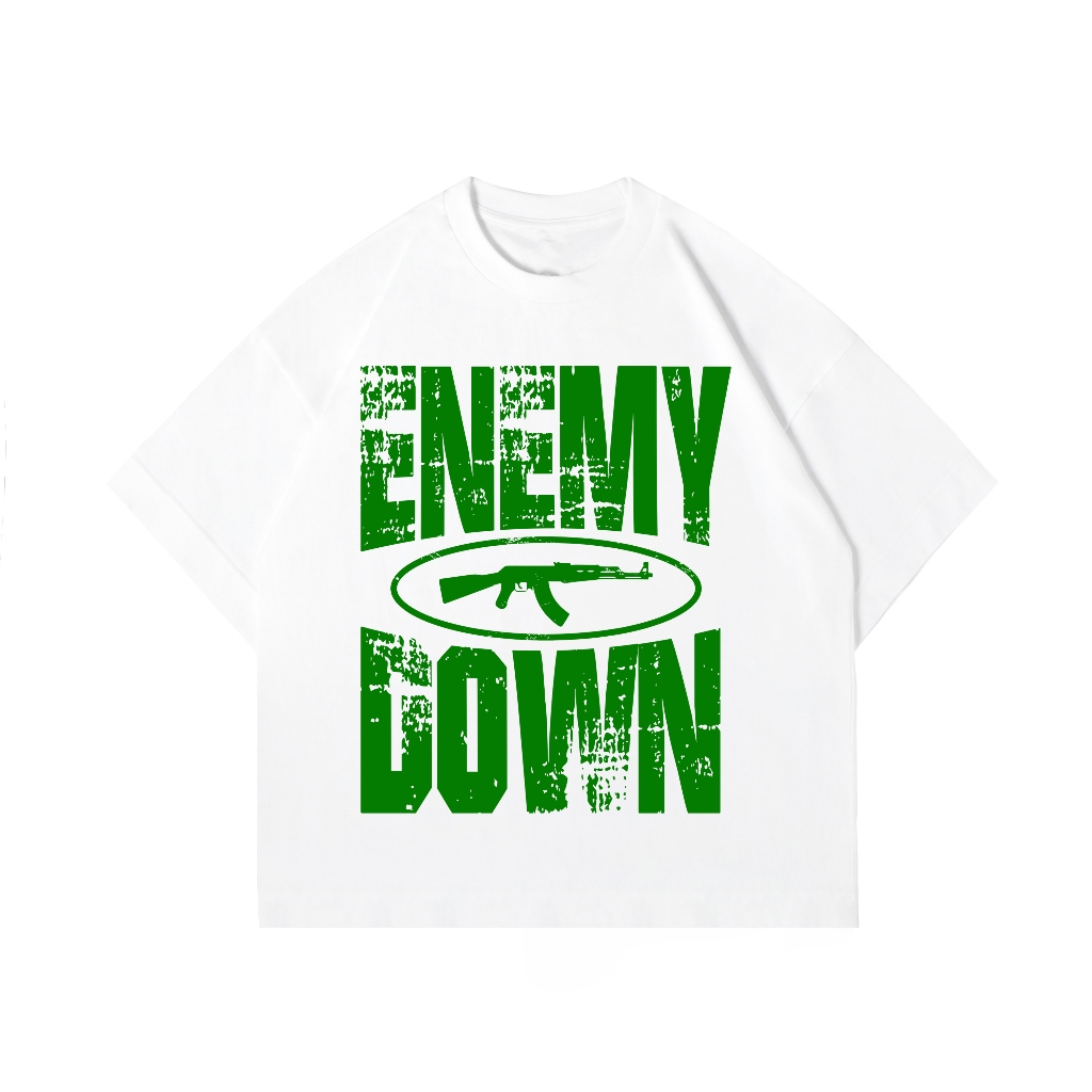 DOOMMARKET - Tshirt AIFindustry Tshirt Boxy Heavyweight Down / Heavyweight Tshirt / Boxy T Shirt / B