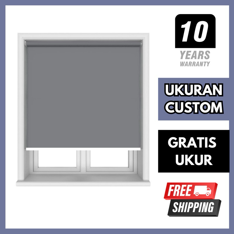 Tirai Roller Blinds Custom - Tirai Gulung Custom - Rolling Blind - Blind Roller