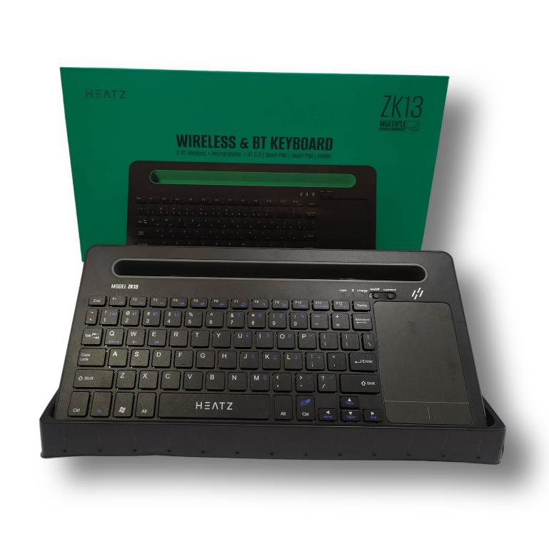 Keyboard Wireless + Bluetooth Heatz ZK13
