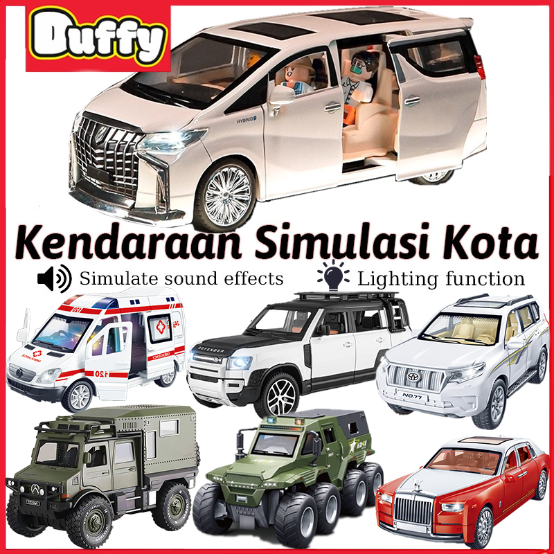 Duffy Toys Mainan Mobil Alphard / Mainan Mobil Off-Road 8 Roda Climbing Car / Mobil Mainan Kendaraan