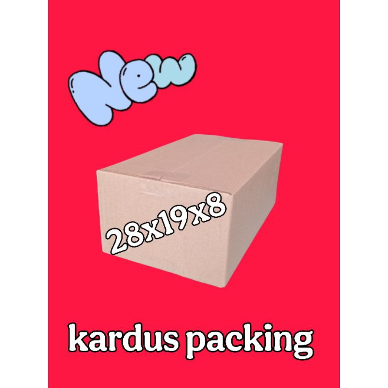 

kardus packing UK 28x19x8 kardus besar kardus kecil