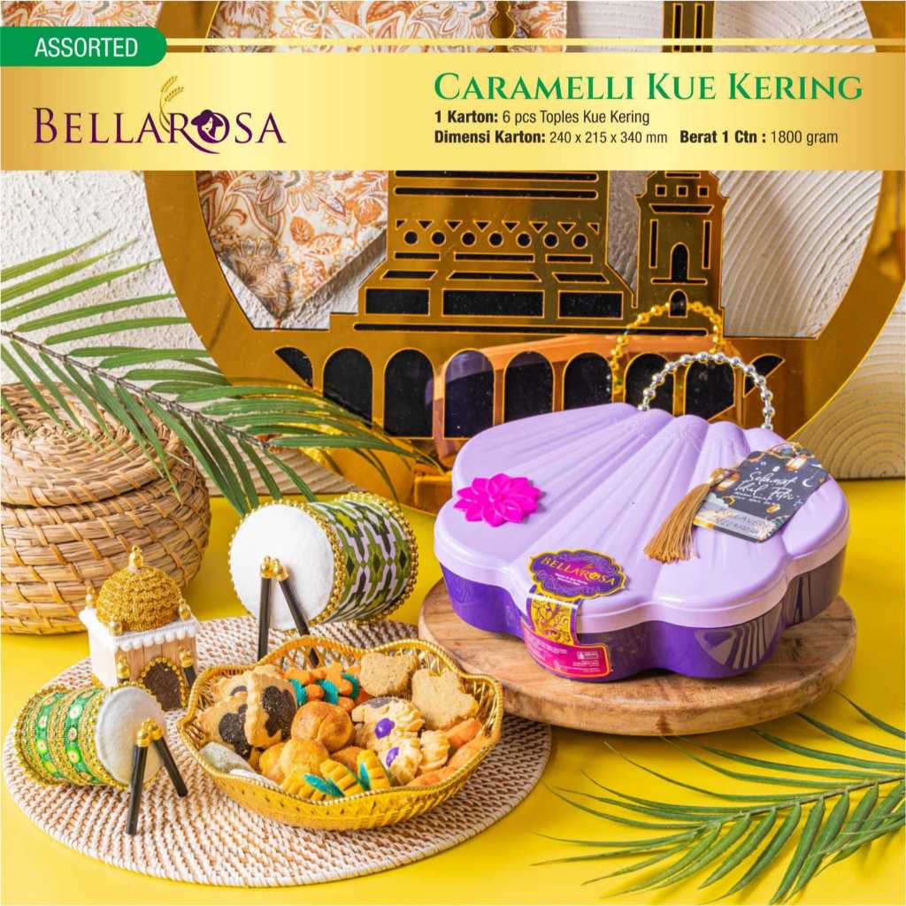 

Bellarosa CARAMELLI BUTTER COOKIES (1 EMBER) Hampers Lebaran Idul Fitri 2025