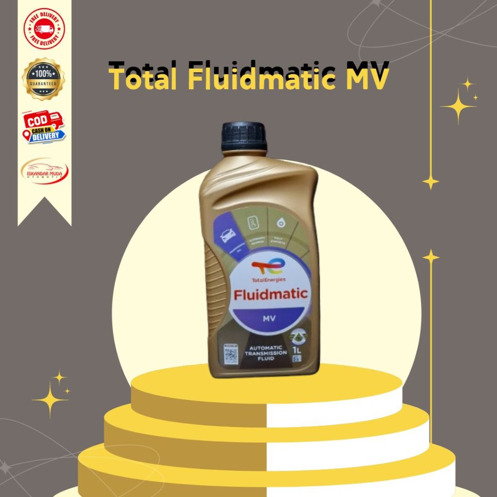 Oli Mobil Total Fluidmatic MV/ Total ATF MV 1 Liter Berkualitas