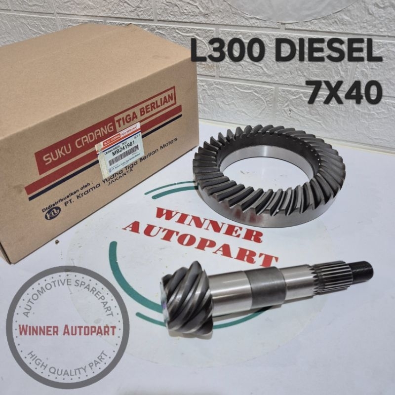 GEAR SET GIGI GARDAN MITSUBISHI L300 DIESEL L039 7X40